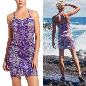 NWT Athleta Aqualuxe Paradise Swim Dress Strappy